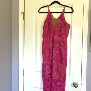 Pink wedding guest dress